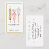 Baker Pastry Chef Visitekaartje (Voorkant / Achterkant)