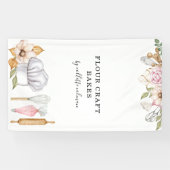 Baker Pastry Chef Waterverf Baking Tools Spandoek (Horizontaal)