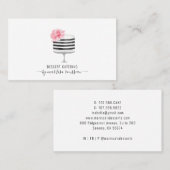 Baker Pastry Chef Waterverf Cake Dessert Caterer Visitekaartje (Voorkant / Achterkant)