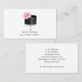 Baker Pastry Chef Waterverf Cake Dessert Caterer Visitekaartje (Voorkant / Achterkant)