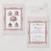 Baker, Pastry Chef's stijl Visitekaartje (Voorkant / Achterkant)