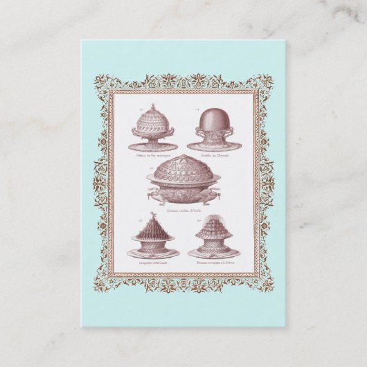 Baker, Pastry Chef's  stijl Visitekaartje (Voorkant)