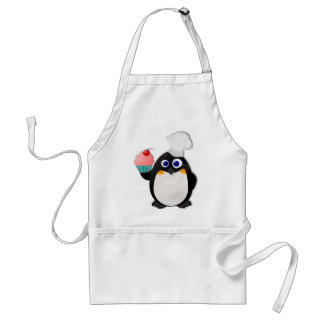 Baker Penguin met Cupcake II Standaard Schort