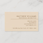 Baker Professional QR Code Logo Modern Visitekaartje (Achterkant)