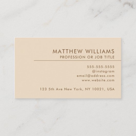 Baker Professional QR Code Logo Modern Visitekaartje (Achterkant)