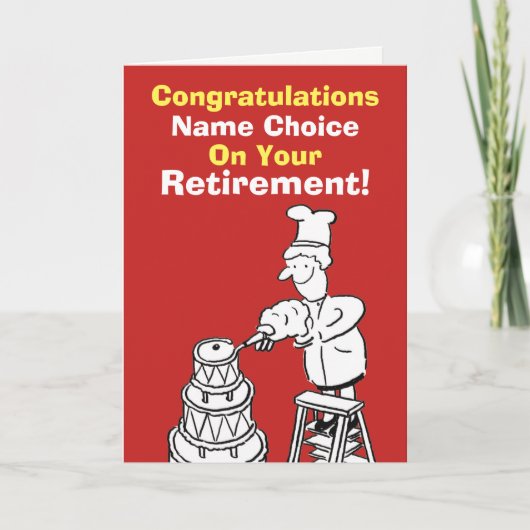 Baker Retirement Kaart (Voorkant)