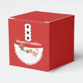 Baker Schort peperkoek Kerstkoekjesruil Bedankdoosjes (Voorkant Zijde)