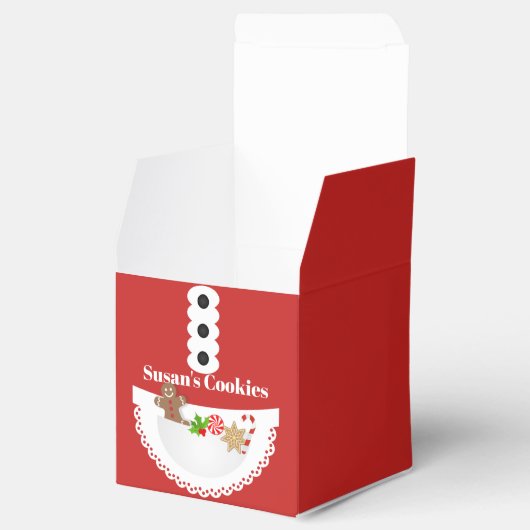 Baker Schort peperkoek Kerstkoekjesruil Bedankdoosjes (Geopend)