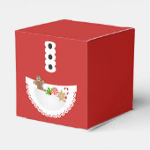 Baker Schort peperkoek Kerstkoekjesruil Bedankdoosjes (Achterkant)