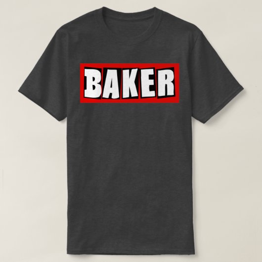 Baker Skateboard T-shirt (Design voorkant)