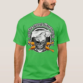Baker Skull 6 Laat de goede tijden rollen T-shirt