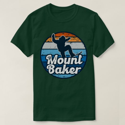 Baker-snowboarding T-shirt (Design voorkant)