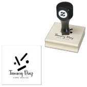 Baker Sprinkles Confetti Bakkerij Logo Rubberstempel (Gestempeld)