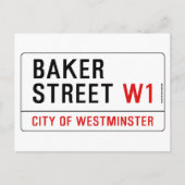 Baker Street Briefkaart (Voorkant)