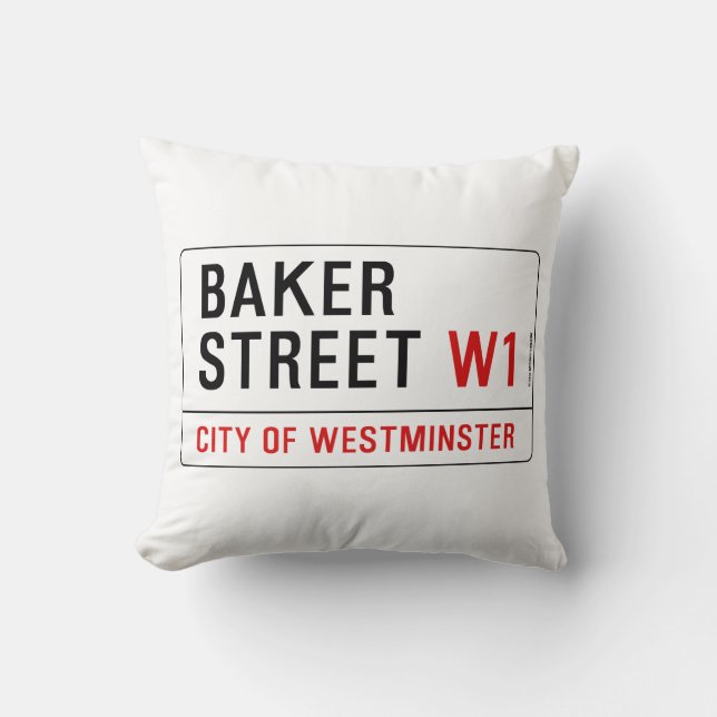 Baker Street Kussen (Voorkant)