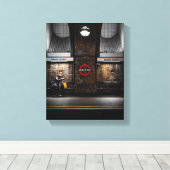 Baker Street Tube Station Canvas - Londen (Insitu (Houten vloer))