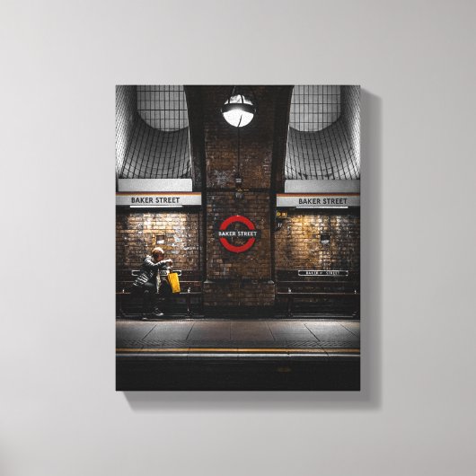 Baker Street Tube Station Canvas - Londen (Voorkant)