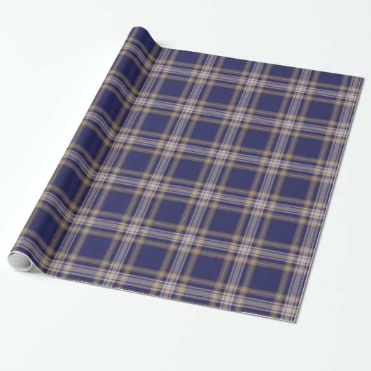 Baker Tartan Wrapping Paper Cadeaupapier (Uitgerold)