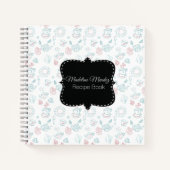 Baker Tea Time Doodles Desserts Recipe Cook Book Notitieboek (Voorkant)