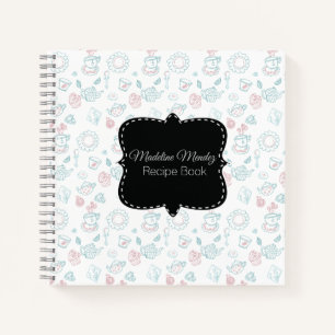 Baker Theetijd Doodles Desserts Recepten Kookboek Notitieboek