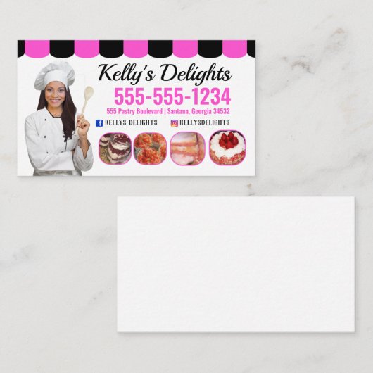 Baker Visitekaartje (Voorkant / Achterkant)