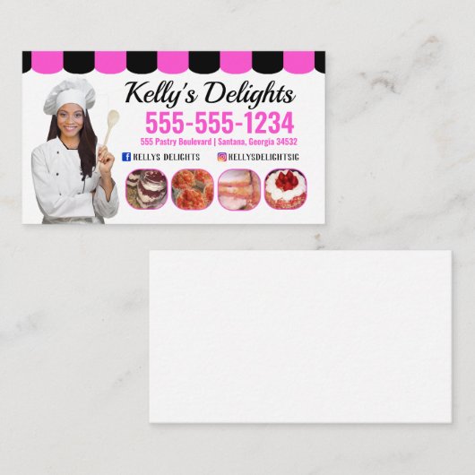Baker Visitekaartje (Voorkant / Achterkant)