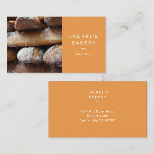 Baker Visitekaartje (Voorkant / Achterkant)