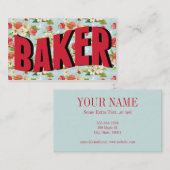  Baker Visitekaartjes (Voorkant / Achterkant)