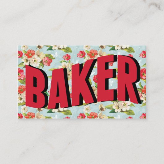 Baker Visitekaartjes (Voorkant)