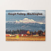 Baker voor Boerderij in Skagit Valley WA Legpuzzel (Horizontaal)