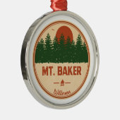 Baker Wilderness Metalen Ornament (Rechts)