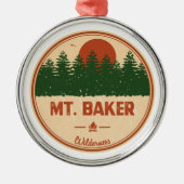 Baker Wilderness Metalen Ornament (Voorkant)