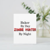 Baker/Zombie Hunter Briefkaart (Staand voorkant)