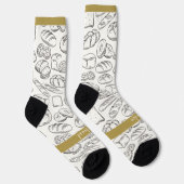 Bakers bake bread and pastries, Thanksgiving Sokken (Rechts)