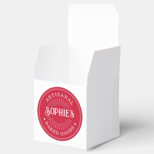 Baker's Bakery Red-Logo box Bedankdoosjes (Geopend)