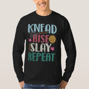 Bakers Broodliefhebber Bakken Deeg Brood Zuurdeeg T-shirt