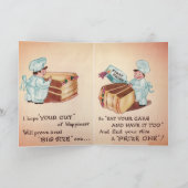 Bakers Cake Verjaardag Kaart (Binnen)