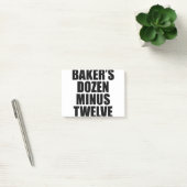 Baker's Dozen Minus Twelve Funny T-Shirt Post-it® Notes (Kantoor)