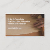 Baker's Dozen Visitekaartje (Achterkant)