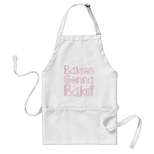 Bakers Gonna Bake Apron Standaard Schort (Voorkant)