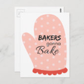 Bakers Gonna Bake Briefkaart (Voorkant / Achterkant)
