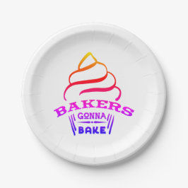 Bakers Gonna Bake Papieren Bordje
