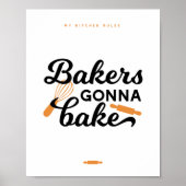 Bakers Gonna Bake Quotes I Poster (Voorkant)