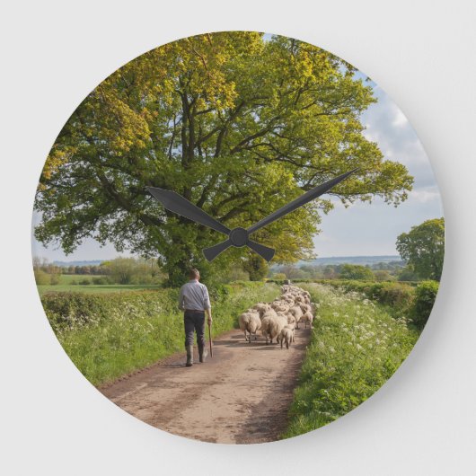 Baker's Hill, Cotswolds Large Clock Grote Klok (Voorkant)