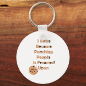 Baker's Humor: Ik bak omdat ik mensen sla Sleutelhanger (Voorkant)