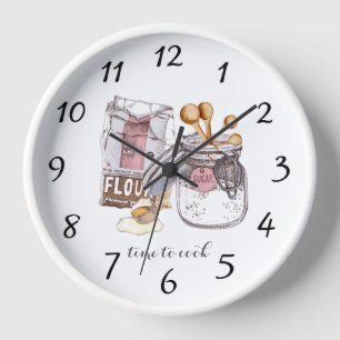 Baker's ingrediënten tijd om te koken