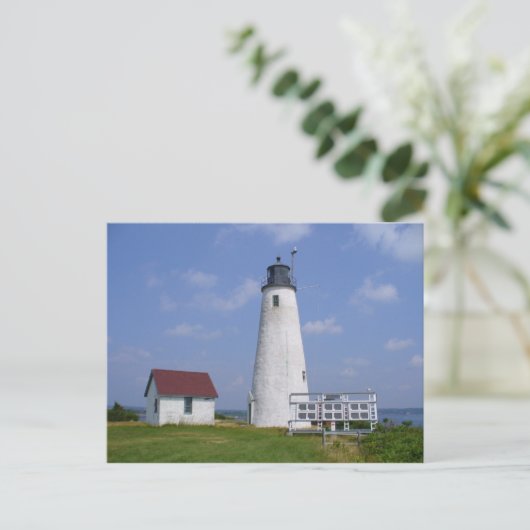 Bakers Island Light Briefkaart (Staand voorkant)