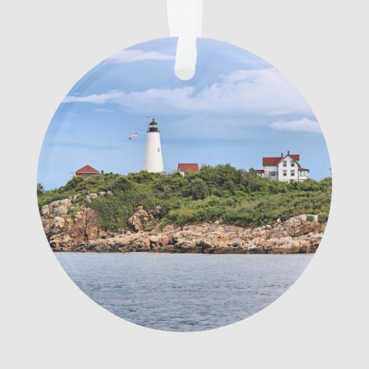 Bakers Island Lighthouse, MA Ornament (achterkant)