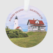Bakers Island Lighthouse, MA Ornament (voorkant)