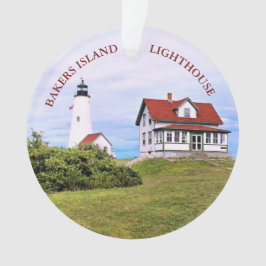 Bakers Island Lighthouse, MA Ornament